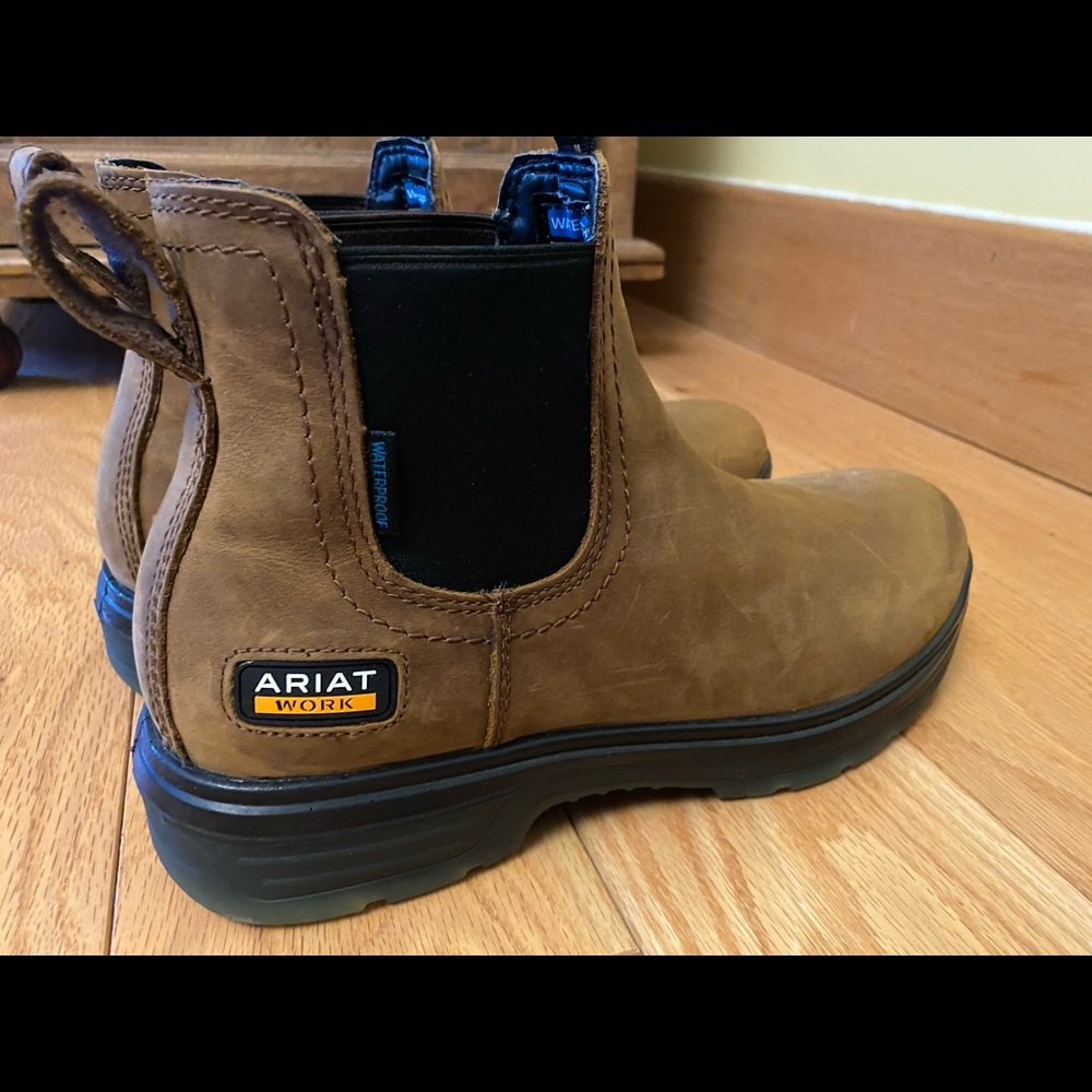 Ariat Turbo Chelsea waterproof work boots size US 10.5